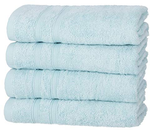 4er Handtücher Aqua | 50% Bambus & 50% Baumwolle | ÖKO-TEX Standard Zertifiziert | Nachhaltige Premium Qualität 450 g/m²
