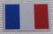 Centre brodé Patch écusson brodé en HD/jacquard (haute définition), drapeau français, thermocollant, micro fil, dimensions : H.4,3 x L. 7 cm. Fabriqué en Italie.