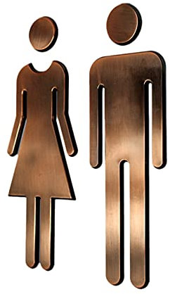 Autocollants Muraux De WC Auto-adhésifs Panneaux De Toilette Pour Plaque De Signalisation De Salle De Bain