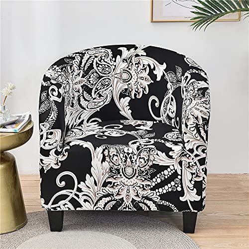 Highdi Sesselschoner Sesselüberwurf mit Elastisch Stretch Husse, Club Chair Schonbezug Sofabezug mit hoher Dehnung Sessel für Clubsessel Loungesessel Cocktailsessel (Türkische Art)