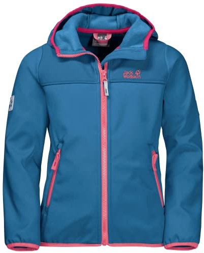Jack Wolfskin Unisex Kinder Fourwinds Jacket Kids, Wave Blue, 116
