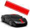 Aufkleber für Motorhaube, Universal, Auto, Racing Body Side Stripe Decal Dachrock, Stoßstange, Streifen, Vinyl, modifiziert, Dekoration für Autos, SUV, Fahrzeuge, Rot