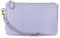 befen Pochette da polso da donna in pelle per cellulare, portafoglio in pelle di agnello, trapuntata, con cinturino da polso e tracolla, Viola Lucertola, Taglia unica, Minimal