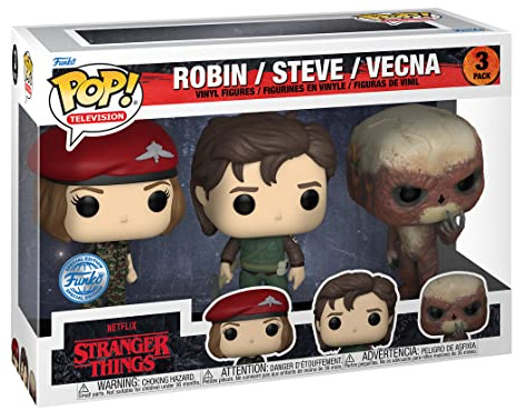 Stranger Things 4 - Robin, Steve & Vecna Pop! Vinyl Figure 3-Pack