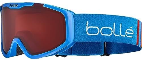 gs1 france Bollé ROCKET Ski-Maske für Kinder - UV-Schutz - Komfort & klare Sicht - Rennblau - S
