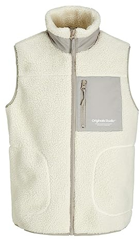 JACK & JONES male Teddyfell Weste Teddyfell Weste