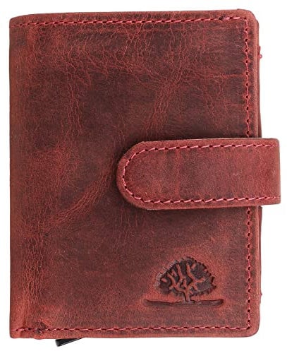 Greenburry Geldbörse Vintage original RFID card slider coin rusty red