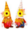 HOMSFOU 2 STK Festival-plüschpuppenverzierung Thanksgiving-plüsch- Herbstplüschzwerg Thanksgiving-GNOME-Puppe Erntefest-zwergpuppe Herbstzwerge Plüschdekor Füllwatte Nordisch Belohnung