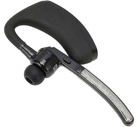Bluetooth Earpiece, Wireless Handsfree Headset with Microphone, Noise Cancelling Single Ear Headset, Driving Bluetooth Headset for Phone Business Office Cell Phone