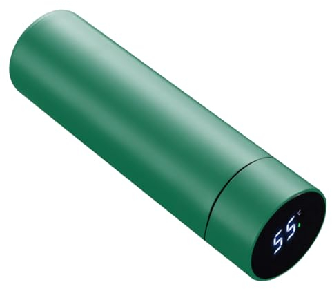 Bouteille d'eau intelligente en acier inoxydable - Bouteille isotherme de voyage avec écran tactile LCD intelligent - Garde au chaud ou au froid - Portable - Pour thé, café, isolation sous vide à