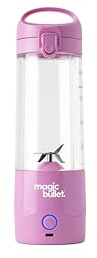 nutribullet blender portable léger tasse tritan sans BPA 475ml mini blender avec lame en acier inoxydable 4 points blender nomade chargeur USB-C plus de 15 cycles avant recharge, magenta