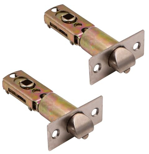 2Pcs ZONADAH Adjustable Deadlatch Lock Tongue Lock Core Keyless Entry Door Lock Replacement Latch Security Door Latch Smart Door Locks Accessories 60 or 70mm