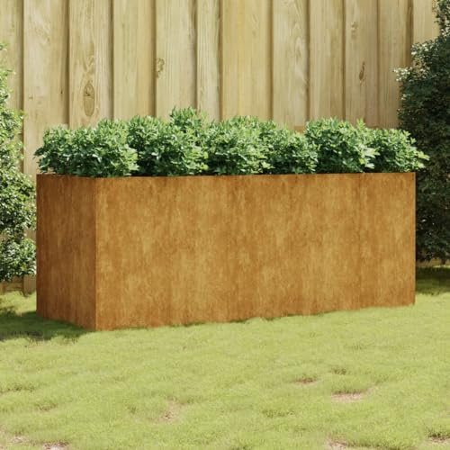 INLIFE Hochbeet 200x80x80 cm Cortenstahl,28,7 KG,824539