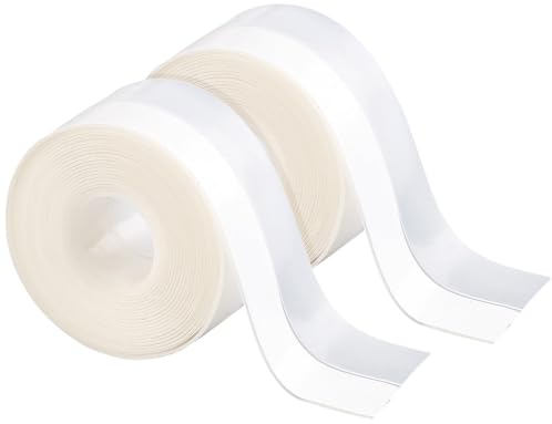 AGT Türdichtung: Silikon-Zugluftstopper zum Abdichten von Türen, 2x 5 m, 3,5 cm breit (Silikon Zugluftstopper Band, Dichtungs-Klebeband, Isolierband)