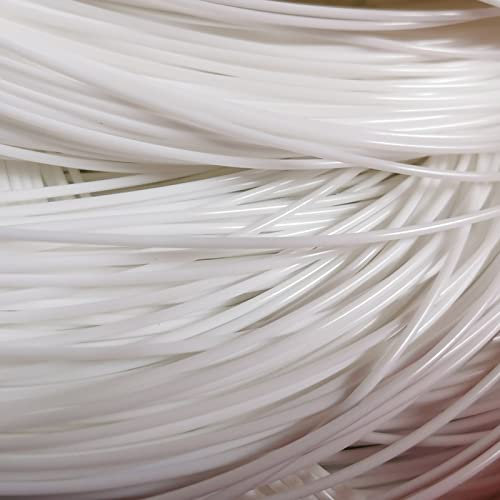 OUdini Material de Reparación de Ratán Tejido de Plástico Kit de Fijación de Muebles de Ratán, Ratán Redondo de 2,4 Mm, Puede Reparar Mesas de Sillas de Ratán Columpios Cestas de Flores Tejidas de Rat