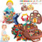 Magische Montessori Spielzeugkiste Mit Bohrmaschine,Magic Montessori Play Toolbox, 2024 New Creativity Tool Box with Drill, Montessori Spielzeug Set mit Bohrer ab 3 Jahre (Tragen)