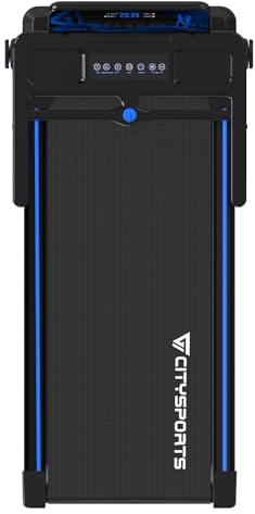 CITYSPORTS Laufband,Klappbares Laufband mit Armlehnen,Motorisiertes Laufband,Heim-Laufband,Geschwindigkeit 1-12KM/H (pulan)