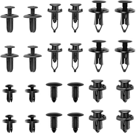240PCS Clips De Fixation Voiture ANBOO, Rivet Plastique Et Agrafe Carrosserie, Kit Fixation Cache Moteur, Clips Peugeot Universels Pour Garnitures Auto Et Carrosserie