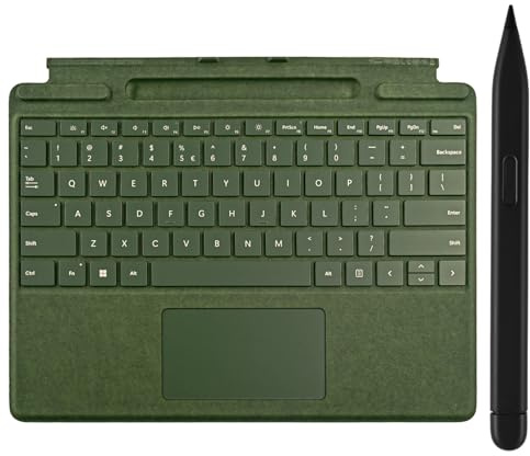 Pro 10 Signature Keyboard with Slim Pen Compatible with Microsoft Surface Pro 10 Signature Keyboard with Slim Pen,Microsoft Surface Pro 9 Signature Keyboard with Slim Pen(Green)