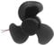 MagiDeal Brushless Motor Cooling Fan USB Fan Mini Spare Part DC Motor Fan Blade with Motor for Household Automotive Travel Garage, Black