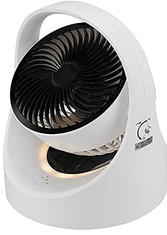 Ventilator Silber Air Shaking Desktop Silent Circulation Fans Ventilator Mit Sprühnebel (White, One Size)