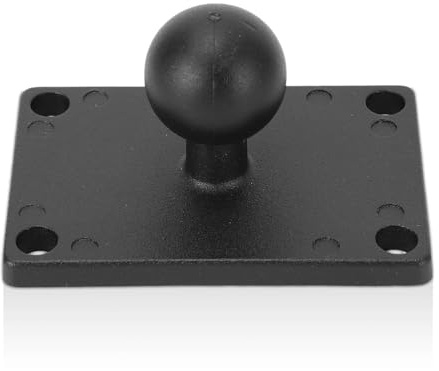 1-Zoll-Kugelhalterung, Universelle Quadratische AMPS-Platte aus Aluminiumlegierung Kugelgelenk-Montagesockel mit AMPS-Loch für RAM Mounts B-Kugel-Doppelsockelarme