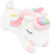 DIKACA üsch Einhorn Kissen Regenbogenfarben Große Kuscheldoll Für Weiches Stofftier Für ädchen Ideales Für Kleine Einhorn Fans