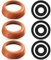 Sinmoe 3 Sets Schwengelpumpe Ersatzteile Dichtung Typ 75 Kolbenmanschetten Rindsleder Ledermanschetten O-Ringe Dichtungsring Dichtungssatz für Handpumpe Wasserpumpen Gartenpumpe Brunnenpumpe