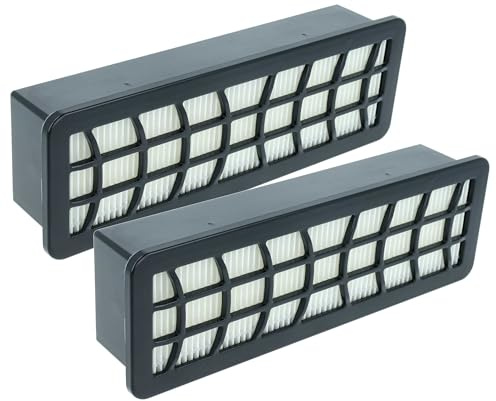 vhbw 2x filtre remplacement pour Bosch 632555, 00794784 pour aspirateur - filtre HEPA noir/blanc