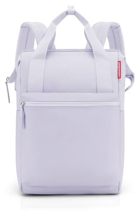reisenthel allrounder backpack mix lavender – Rucksack und Tragetasche in einem – Mit Stecklasche für Reisetrolleys