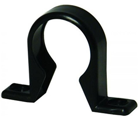 FLOPLAST Abflussrohr-Clip, 32 mm, Schwarz, 5 Stück