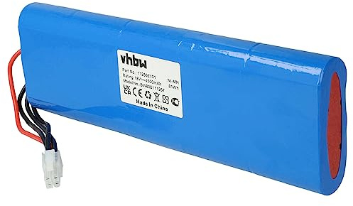 vhbw Akku Ersatz für Husqvarna 1128621-01, 1128621-01/6, 112862101/6, 1128621016, 1192119010, 535120901, 535120902 für Rasenmäher (4500mAh, 18V, NiMH)