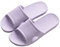 Frauen Und Männer Anti-Rutsch-Hausschuhe Innengebrauch Im Freien Bad Sandale Soft Foam Sole Pool Schuhe Haus Heim Rutsche(Hellviolett,36/37 EU)
