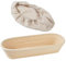 CANDeal Panier à l'35 cm Ovale Banneton Brotform pâte pour Pain [1000g de pâte] l'Imperméabilité se Lever en rotin Bol