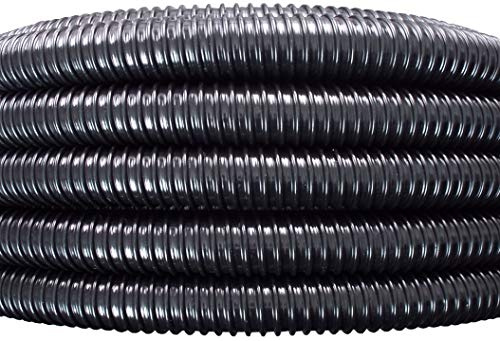 50mm (2) Corrugated Flexible Pond Pump/Filter/Waterfall/Drainage Pipe Also Ideal for hydroponics and Suction Hose (5) Meter Length