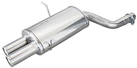 Prowler OVBM.13.76 100% Edelstahl Sportauspuff E46 323i-Ci-Xi 170PS/328 Ci 193PS 1998-2000 Ø 65 2x76mm INOX