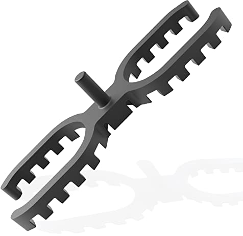 My Plast I 2.000 pièces - largeur de joint 4 mm (offen) - strié ouvert I Entretoise de terrasse - entretoise de haute qualité pour lames de terrasse