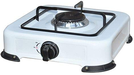 PEBSHOP Hornillo 1 fuego de gas GLP 27 x 27 x 8 cm