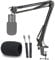 Razer Seiren X Boom Arm with Pop Filter - Mic Stand with Foam Windscreen Cover Compatible with Razer Seiren X Streaming Microphone by YOUSHARES