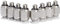 UniTak3D PC4-M6 Pneumatik Verbinder Fittings Connectors Anschluss Bowdenrohr Bowden Extruder-Koppler Kompatibel mit Ender 3 3D-Drucker-8pcs