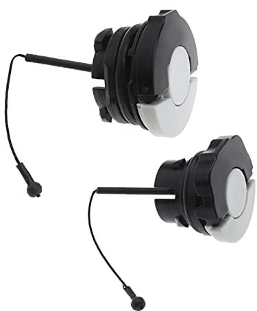 EMSea Pair of Gas Fuel Oil Cap Chainsaw Replacement Parts 0000 350 0537/0000 350 0533 Compatible with STIHL MS171 MS181 MS211 MS250