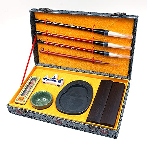 CENPEK Lot de 10 pinceaux de calligraphie chinoise pour débutants