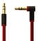 LondonExpress Replacement RED 3.5mm Straight - L Bend Jack Audio AUX Cable Cord Wire Lead for Beats Dr Dre