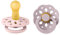 BIBS Boheme Schnuller 2er-Pack. BPA-frei. Kirschform Nippel, Größe 2 (6-18 Monate), Blossom/Dusky Lilac