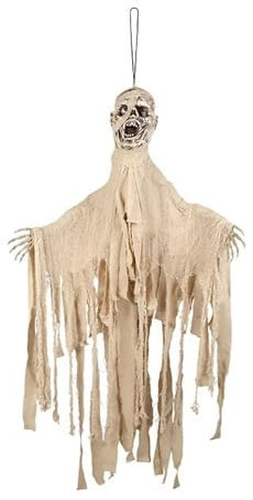 PAINT IT EASY NEU Halloween-Deko Mumie mit Fetzengewand, ca. 150cm