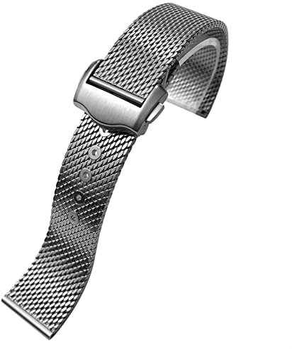 BANDKIT Ersatzarmband für Omega 007 James Bond Uhrenarmband, 20 mm, 20 mm, Achat