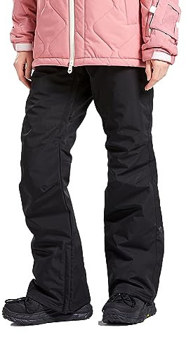 Bluemagic Skihosen Damen Ski Pants, Wind und Skihose, Wärmende und Atmungsaktive Schneehose, Outdoorhose Softshellhose Skianzughose(Schwarz,XXL)