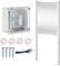 Jopassy Hühnerklappe Türöffner Automatische Hühnerklappe mit Lichtsensor Zeitschaltung Schieber Aluminum Elektrische Hühnerklappe für Hühnerhaus Sichere Hühneraufzucht Chicken-Door