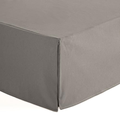 Matratzenbezug 100 x 190/200 cm, Bezug für Lattenrost, 100 cm – Farbe Grau