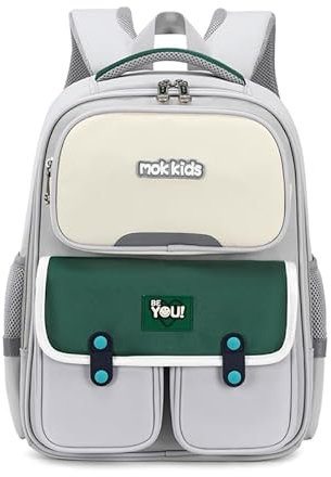 Cusangel Kinderrucksack Mädchen Jungen Teenager Schulrucksack, Ergonomischer & Anpassbarer Schulranzen, Wetterfester Rucksack Kinder mit Brustgurt, 18L, 40 x 28 x18 cm